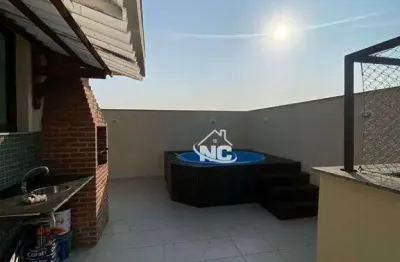 Cobertura com 2 quartos à venda, 119 m² por r$ 550.000 - badu - niterói/rj