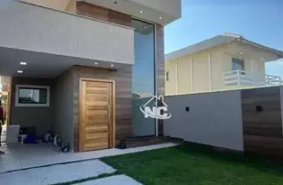Casa com 3 quartos à venda, 100 m² por r$ 550. - jardim atlântico leste (itaipuaçu) - maricá/rj