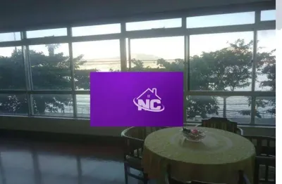 Apartamento frente mar com 4 quartos à venda, 220 m² por r$ 1.850.000 - ingá - niterói/rj
