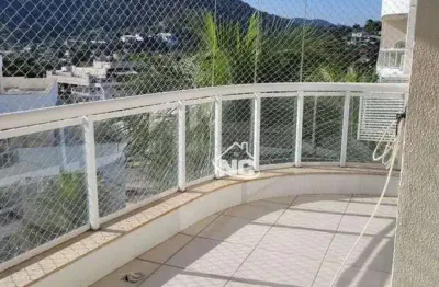 Apartamento condomínio praia oceânicas 3  à venda, 12quartos6 m² por r$ 657.000 - itaipu - niterói/rj