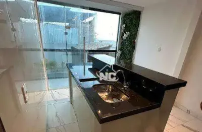 Flat com 1 quarto à venda, 28 m² por r$ 230.000 - jardim atlântico leste (itaipuaçu) - maricá/rj