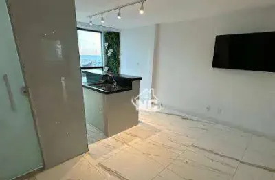 Flat com 1 quarto à venda, 28 m² por r$ 240.000 - jardim atlântico leste - maricá/rj