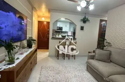 Oportunidade na noronhã torrezão! apartamento reformado com 2 quartos à venda, 100 m² por r$ 290.000 - santa rosa - niterói/rj