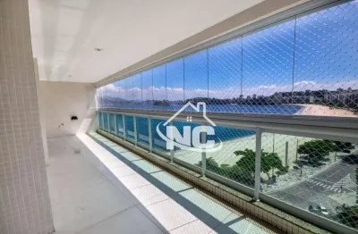 Apartamento  vista mar com 3 quartos à venda por r$ 3.600.000 - icaraí - niterói/rj