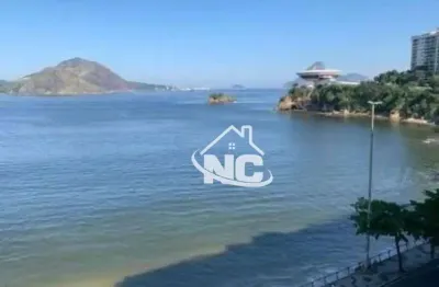 Apartamento vista mar com 4 quartos à venda, 300 m² por r$ 3.200.000 - ingá - niterói/rj