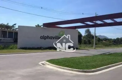 Terreno à venda, condomínio alphaville, 360 m² por r$ 215.000 - inoã - maricá/rj