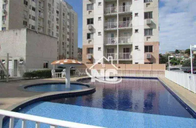 Apartamento com 2 quartos sendo 1 suíte  à venda, 60 m² por r$ 350.000 - neves - são gonçalo/rj