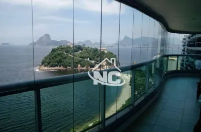 Apartamento com 4 quartos à venda, 259 m² por r$ 3.100.000 - boa viagem - niterói/rj