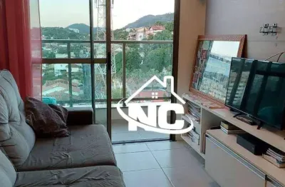 Apartamento condomínio ferney  com 2 quartos à venda, 59 m² por r$ 470.000 - pendotiba - niterói/rj
