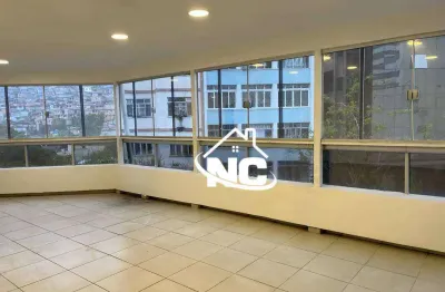Cobertura linear com segundo andar à venda, 255 m² por r$ 1.200.000 - centro - niterói/rj