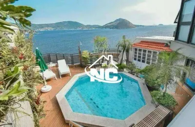 Cobertura com 4 suítes à venda, 780 m² por r$ 12.900.000 - icaraí - niterói/rj
