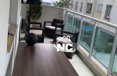 Apartamento com 3 dormitórios à venda, 100 m² por r$ 870.000,00 - vital brasil - niterói/rj