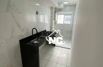 Apartamento condomínio bela vista  com 2 quartos à venda, 55 m² por r$ 240.000 - neves - são gonçalo/rj