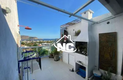 Cobertura com 2 quartos à venda por r$ 830.000 - camboinhas - niterói/rj