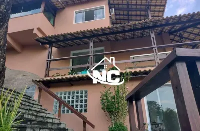 Casa com 4 quartos à venda, 1290 m² por r$ 2.200.000 - itacoatiara - niterói/rj