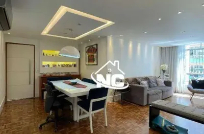 Apartamento com 3 dormitórios à venda, 125 m² por r$ 1.190.000,00 - icaraí - niterói/rj