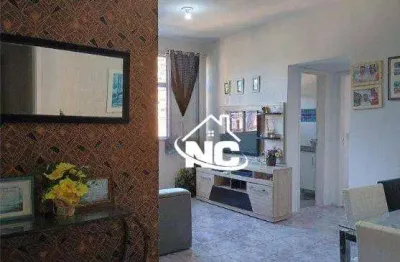Apartamento com 2 dormitórios à venda, 70 m² por r$ 290.000,00 - icaraí - niterói/rj