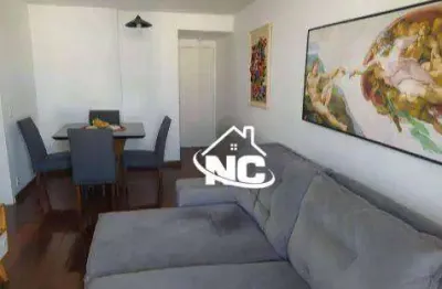 Apartamento com 2 quartos à venda, 70 m² por r$ 280.000 - santa rosa - niterói/rj