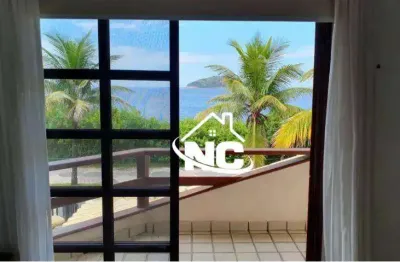 Casa camboinhas frente mar com 3 quartos à venda por r$ 1.850.000 - camboinhas - niterói/rj