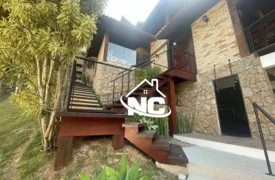 Casa com 4 quartos à venda, 450 m² por r$ 1.390.000 - itaipu - niterói/rj