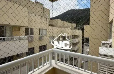 Apartamento com 2 quartos  para alugar, 60 m² por r$ 221.000/mês - badu - niterói/rj