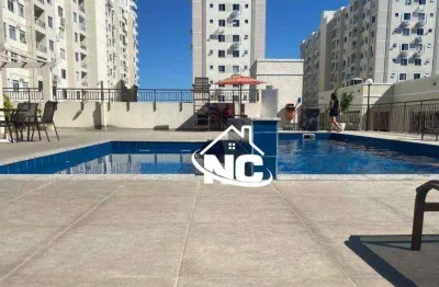Apartamento com 2 quartos, sendo 1 suíte à venda, 60 m² por r$ 300.000 - colubande - são gonçalo/rj