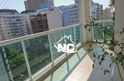 Apartamento com 2 quartos à venda, 88 m² por r$ 770.000 - jardim icaraí - niterói/rj
