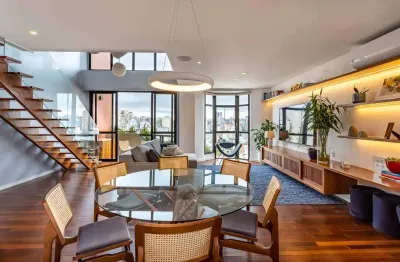 Duplex para venda em pinheiros com 2 quartos, sendo 2 suítes , 134m²