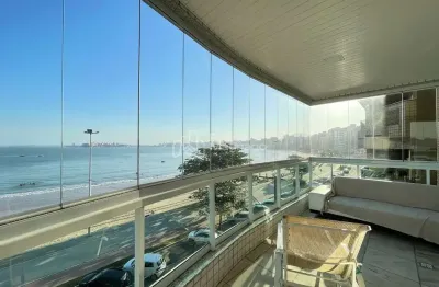Apartamento 3 quartos sendo 1 suite frente para o mar mobiliado pronto para morar na praia do morro