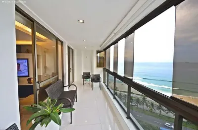 Lindíssimo 4 qtos mobiliado na orla da barra da tijuca