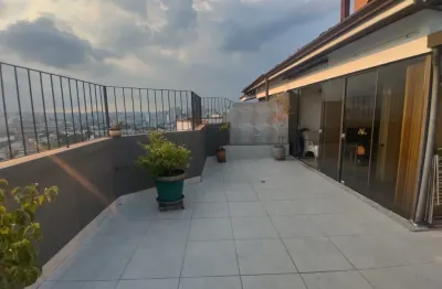 Cobertura duplex de 192m²  alto padrão com 3 dorms. sendo 01 suíte e 02 vagas - vila prudente - sp.