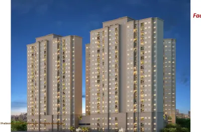 Lançamento!!! apartamentos de 47m² com 02 dorms e 01 vaga - bairro fundação - scs.