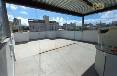 Excelente cobertura de 03 quartos 03 vagas no bairro sagrada familia