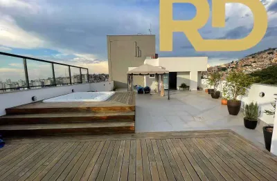 Cobertura à venda, 4 quartos, 2 suítes, 4 vagas, serra - belo horizonte/mg