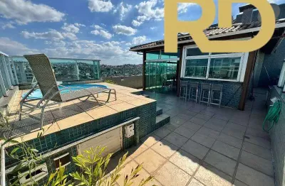 Cobertura à venda, 4 quartos, 1 suíte, 4 vagas, nova floresta - belo horizonte/mg