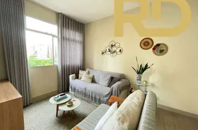 Apartamento à venda, 3 quartos, 1 suíte, 1 vaga, lourdes - belo horizonte/mg