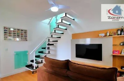 Apartamento com 3 dormitórios à venda, 88 m² por r$ 425.000,00 - vila tibiriçá - santo andré/sp