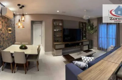Apartamento com 2 dormitórios à venda, 100 m² por r$ 700.000,00 - ocian - praia grande/sp