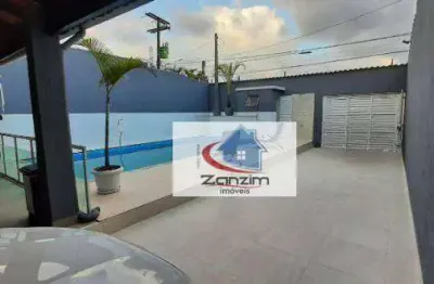 Sobrado com 5 dormitórios à venda, 340 m² por r$ 870.000,00 - parque jequitiba - itanhaém/sp
