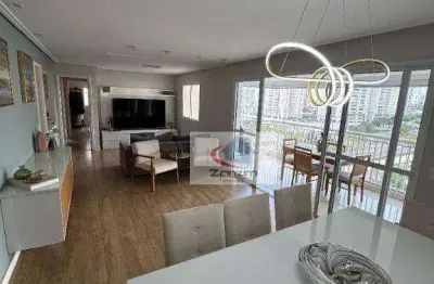 Apartamento com 3 dormitórios para alugar, 127 m² por r$ 8.412,88/mês - centro - são bernardo do campo/sp