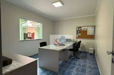 Sobrado comercial com estrutura completa para escritório 250 m² por r$ 4.500/mês - parque terra nova ii - são bernardo do campo/sp