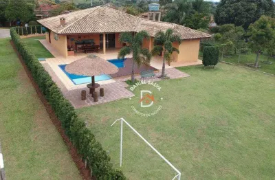 Chácara com 4 dormitórios à venda, 1173 m² por r$ 1.500.000,00 - condomínio fechado pinhal - piracaia/sp