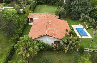 Chácara com 4 dormitórios (01 suíte) à venda, 3800 m² por r$ 1.590.000 - condomínio portal das rosas - atibaia/sp