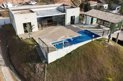Chácara com 3 dormitórios à venda, 2000 m² por r$ 950.000,00 - jardim estância brasil - atibaia/sp