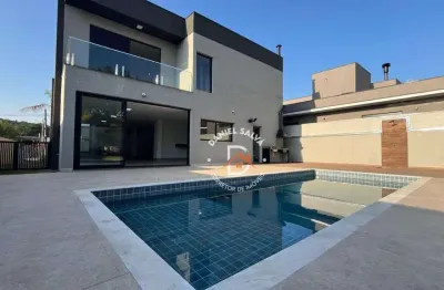 Casa com 4 dormitórios ( 4 suítes) à venda, 360 m² por r$ 2.900.000 - condomínio shambala ii - atibaia/sp