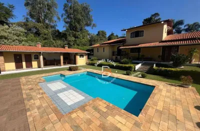Chácara com 4 dormitórios à venda, 4000 m² por r$ 1.650.000,00 - condomínio portal das rosas - atibaia/sp