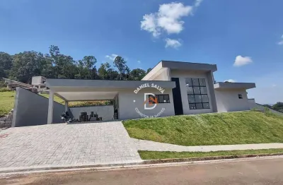Casa com 3 dormitórios à venda, 160 m² por r$ 1.750.000,00 - condominio parque das garças i - atibaia/sp