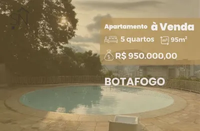 Apartamento com 3 dormitórios à venda, 94 m² por r$ 950.000,00 - botafogo - rio de janeiro/rj