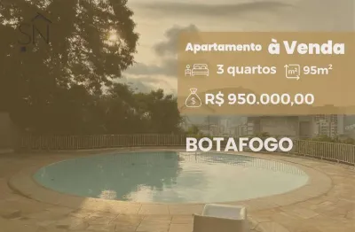 Apartamento com 3 dormitórios à venda, 94 m² por r$ 950.000,00 - botafogo - rio de janeiro/rj
