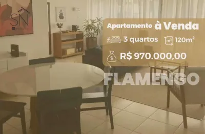 Apartamento com 3 dormitórios à venda, 120 m² por r$ 970.000,00 - flamengo - rio de janeiro/rj